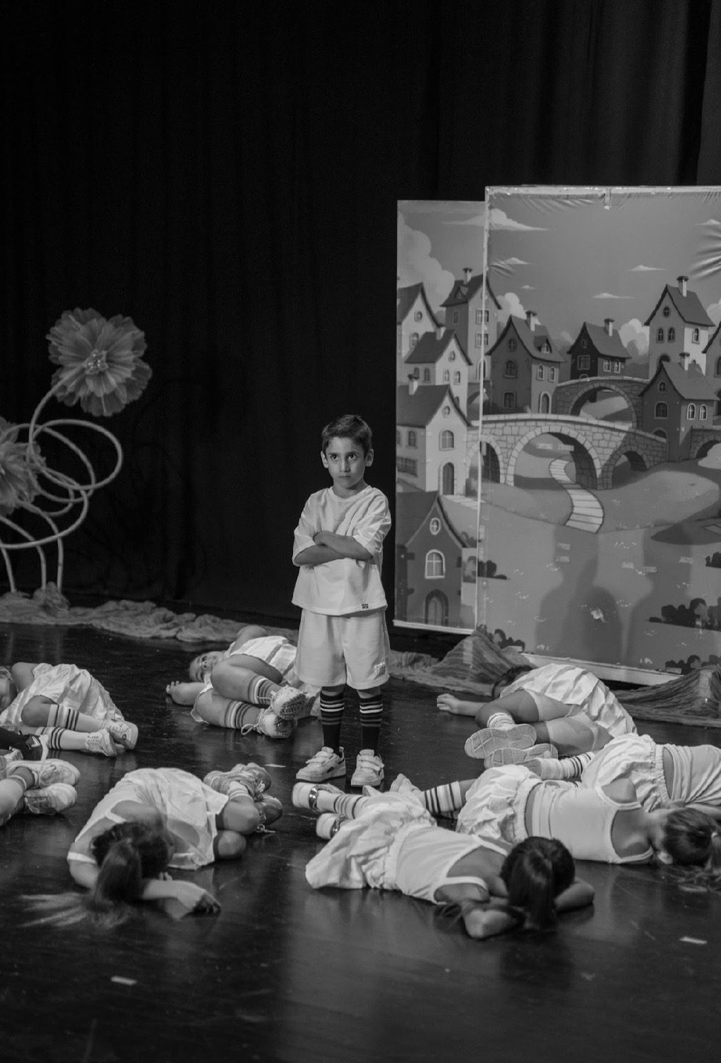 Recital scene on stage